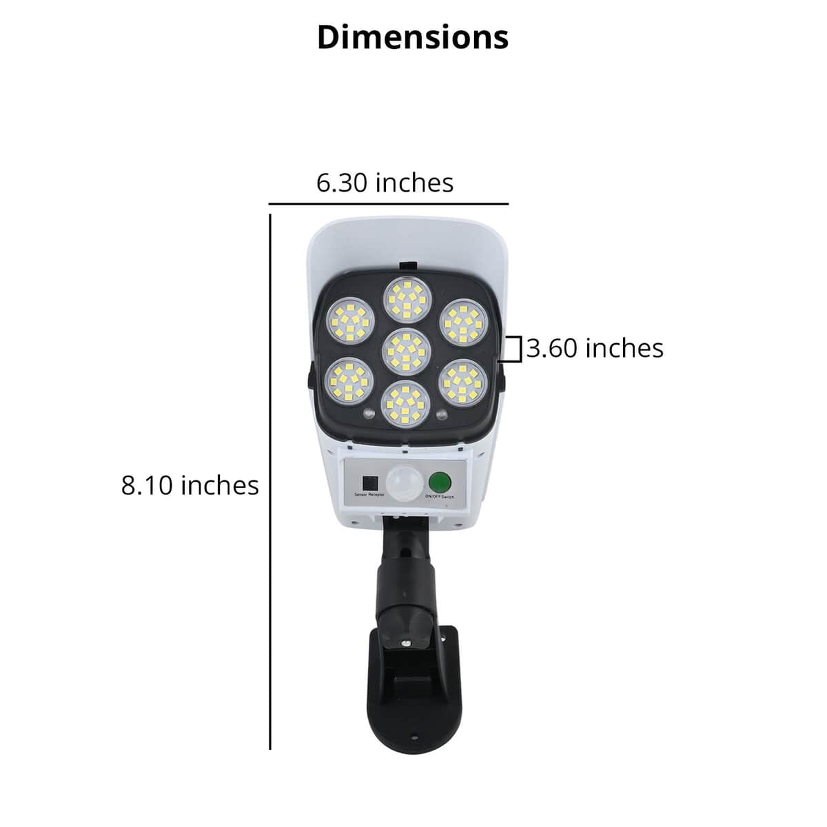 Solasa Solar Spotlight LED Security Light with Remote Control image number 4