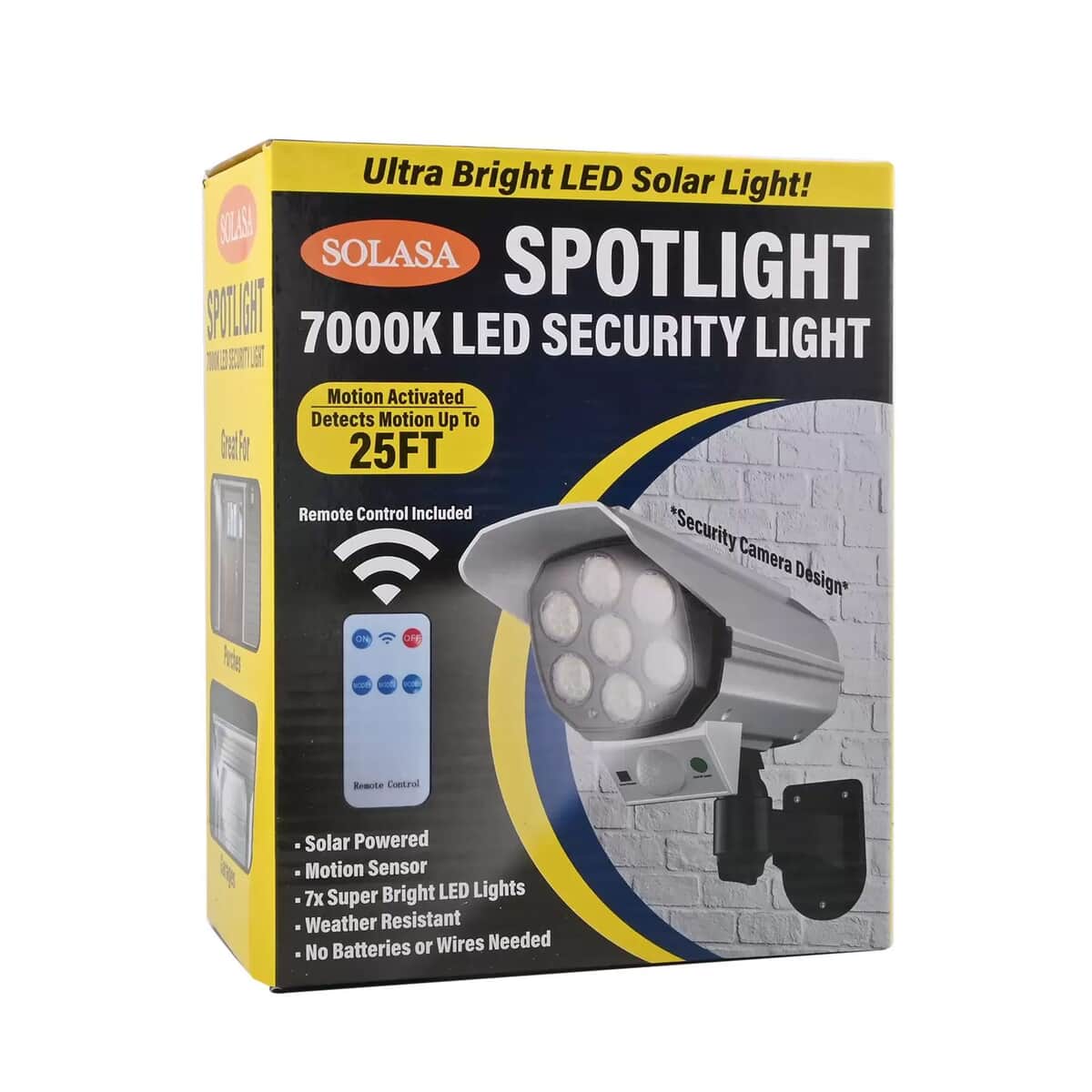 Solasa Solar Spotlight LED Security Light with Remote Control image number 7