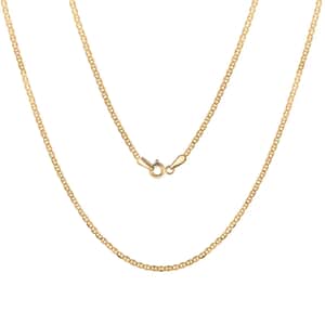 14K Yellow Gold Mariner Chain, Mariner Chain, Chain Necklace, Gold Necklace, Gold Necklace, 24 Inches Chain, Matinee Length Necklace 1.5 Grams