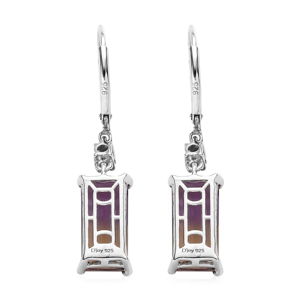 AAA Anahi Ametrine and Multi Gemstone Lever Back Earrings in Platinum Over Sterling Silver 5.75 ctw image number 3