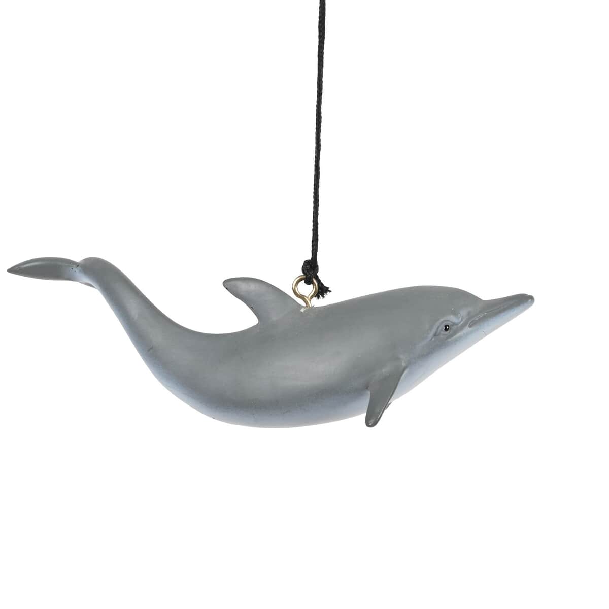 Handpainted Resin Chime Bell Top Dolphin image number 2