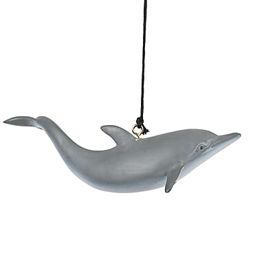 Hand Painted Resin Wind Chime Bell Top Dolphin
