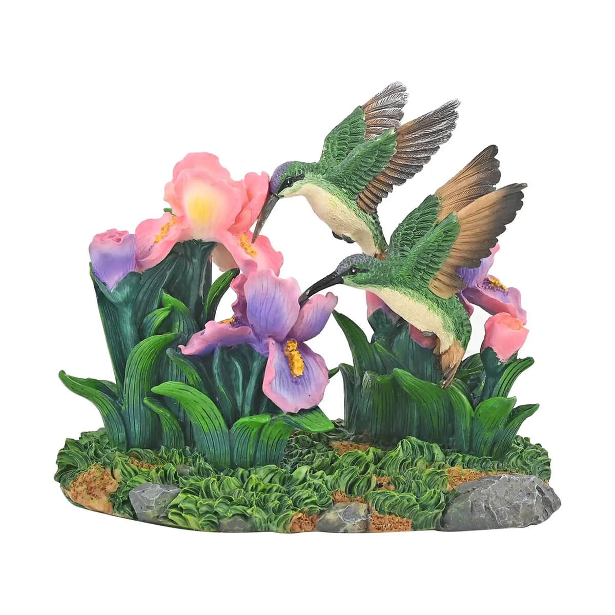 Closeout Hand Painted Resin Figurine Hummingbird image number 0