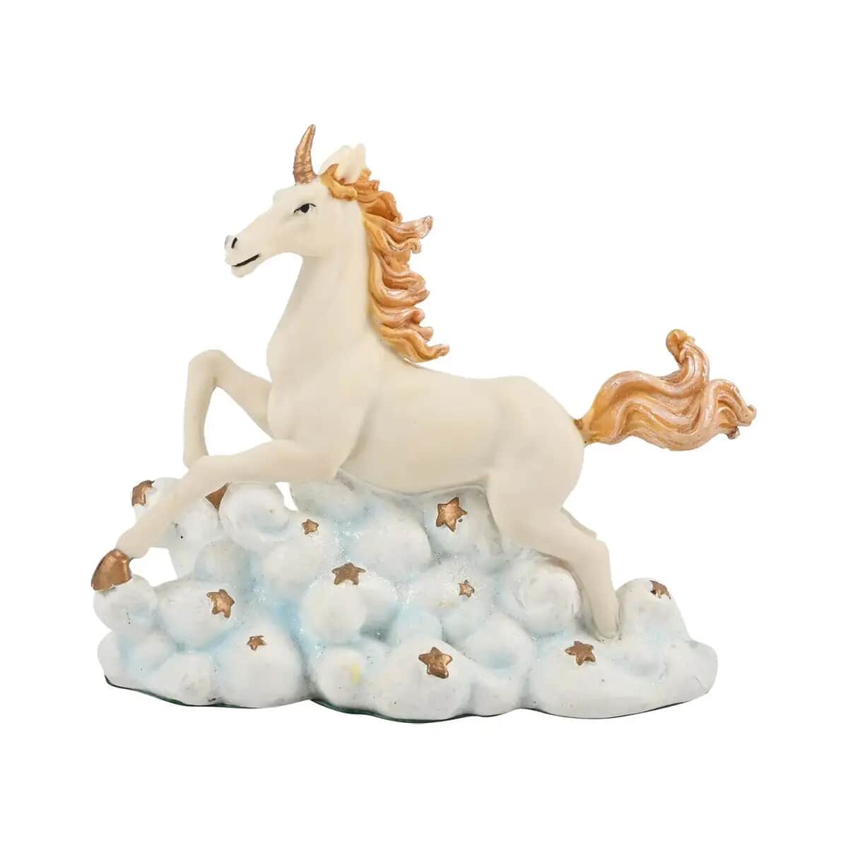 Hand Painted Resin Figurine Unicorn image number 0