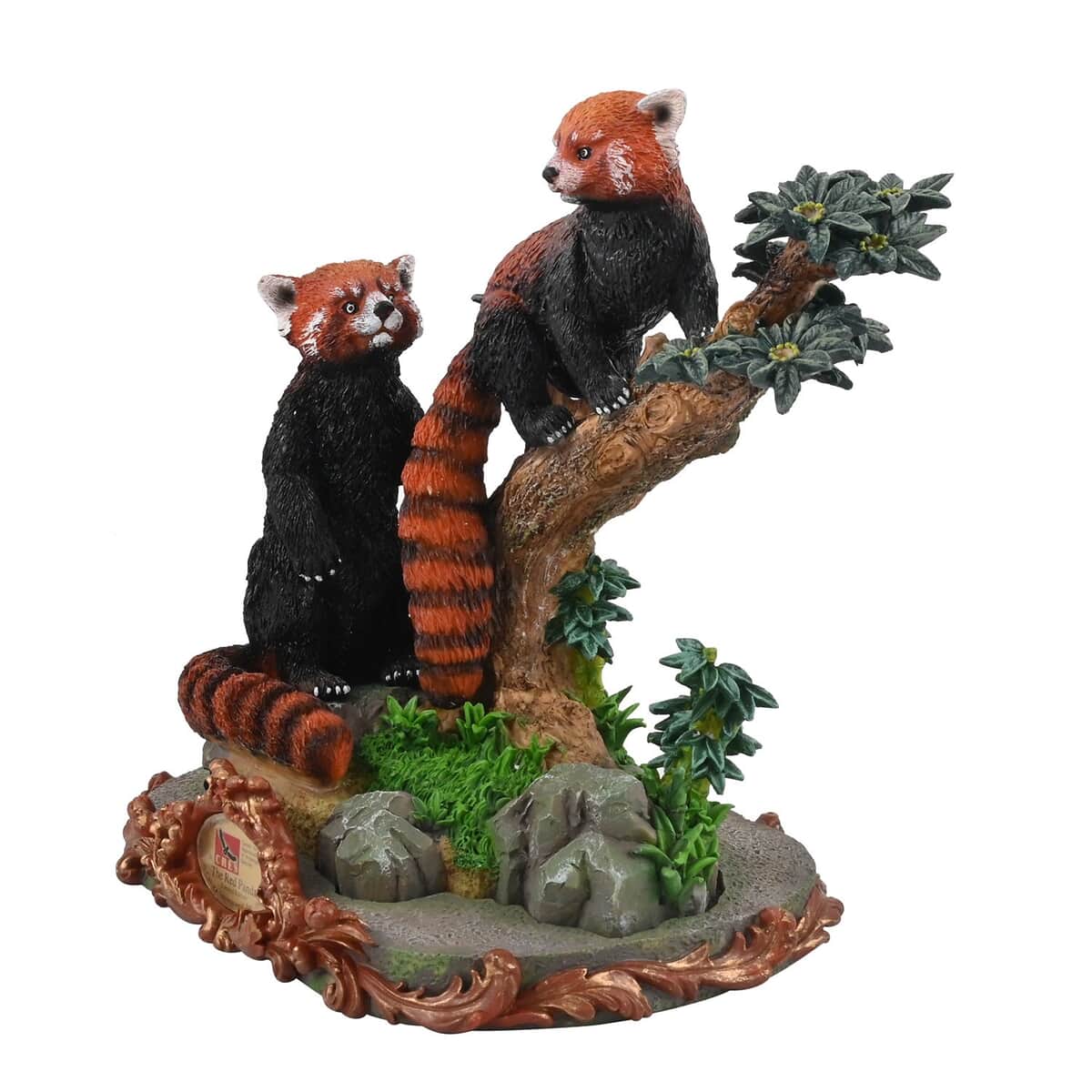 Figurine with Stand - Red Panda (8.75"x6.25"x9") image number 1