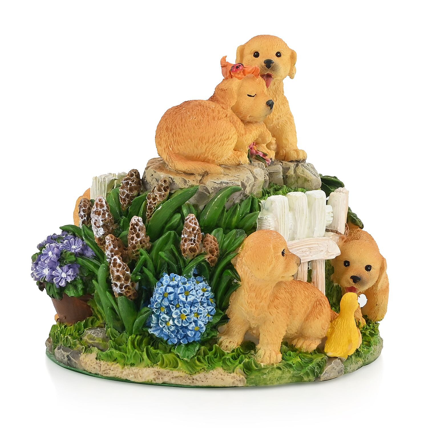 Hand Painted Resin Trinket Boxes - Dog