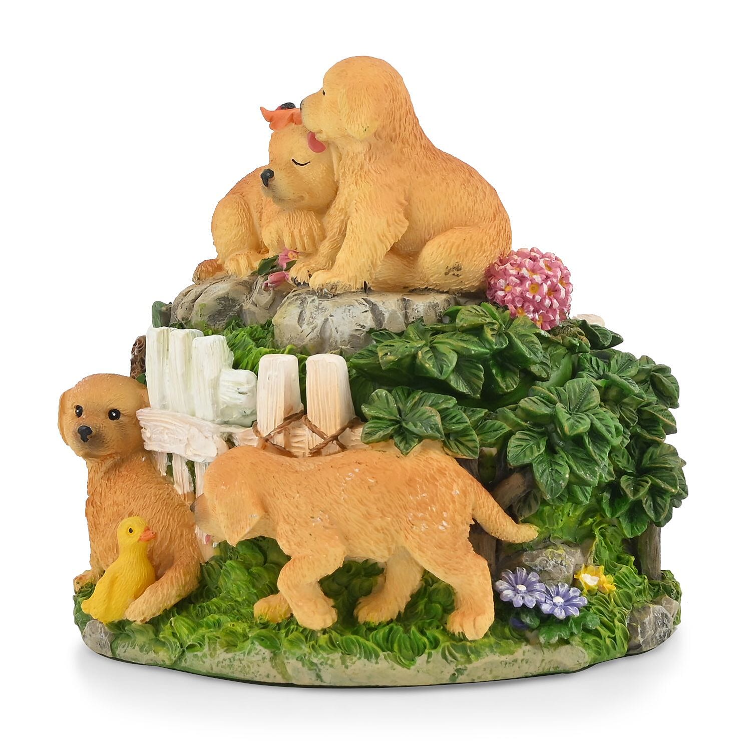 Hand Painted Resin Trinket Boxes - Dog