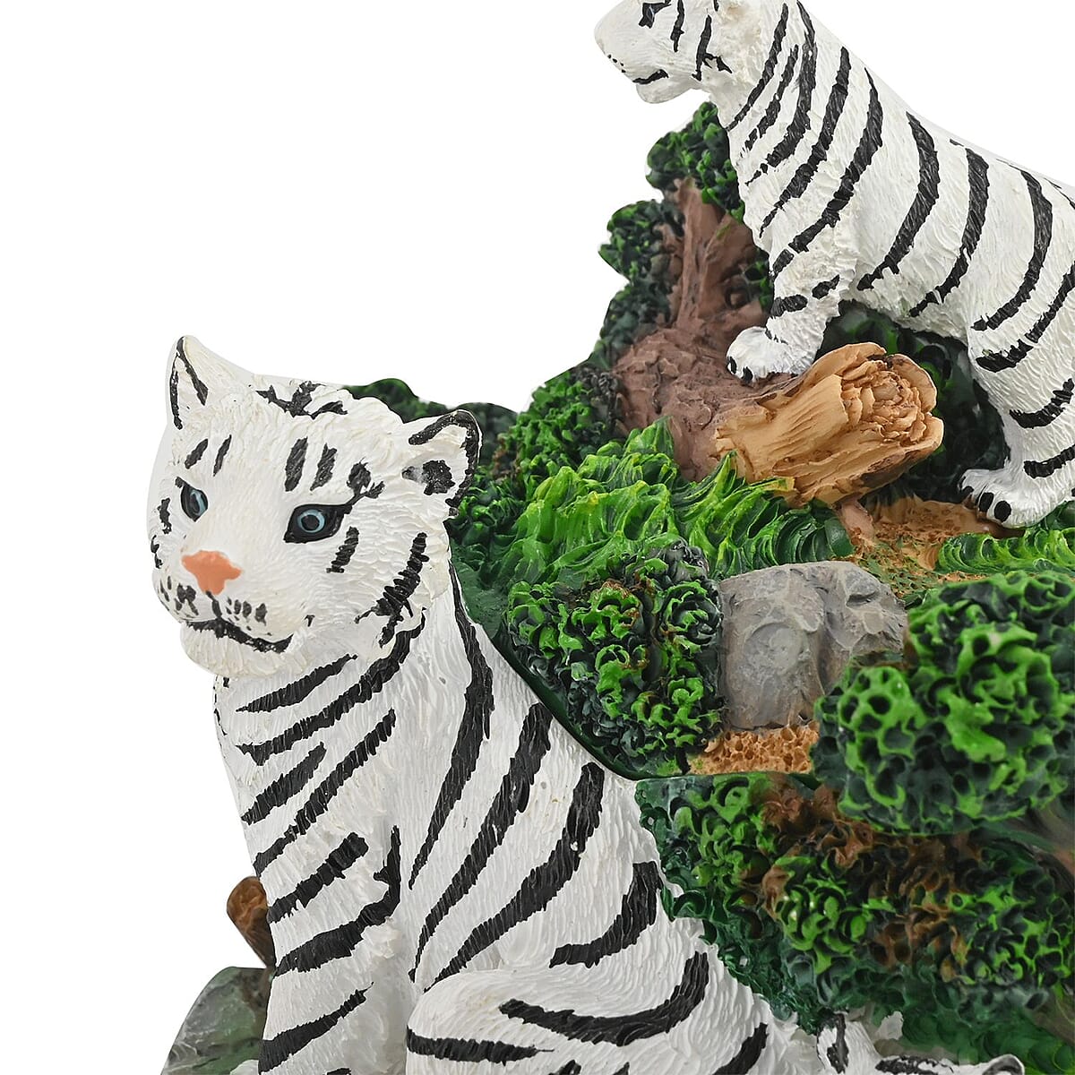 Hand Painted Resin Trinket Boxes - White Tiger image number 6
