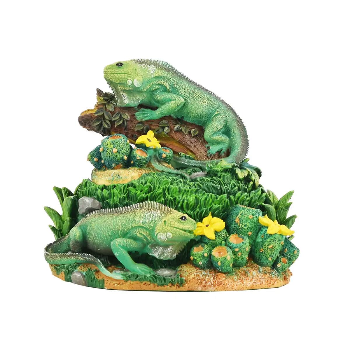 Hand Painted Resin Trinket Boxes - Iguana image number 0