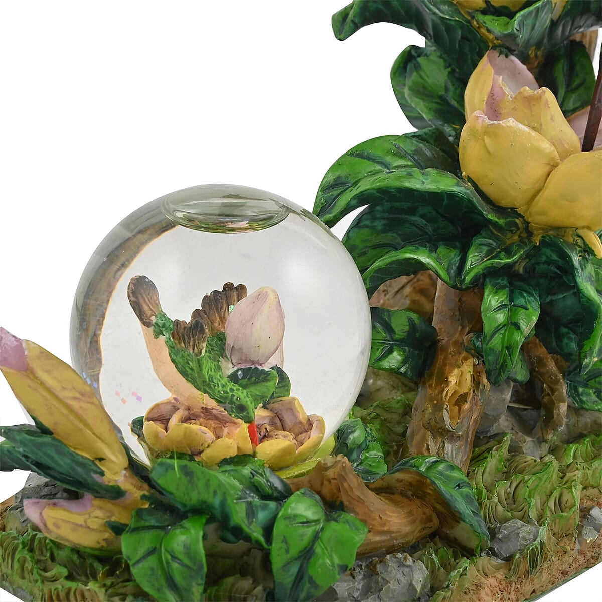 Hand Painted Resin Swing Clock - Hummingbird image number 4