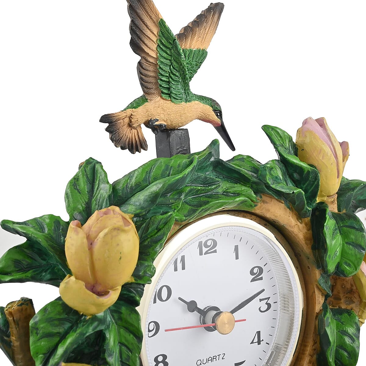 Hand Painted Resin Swing Clock - Hummingbird image number 5