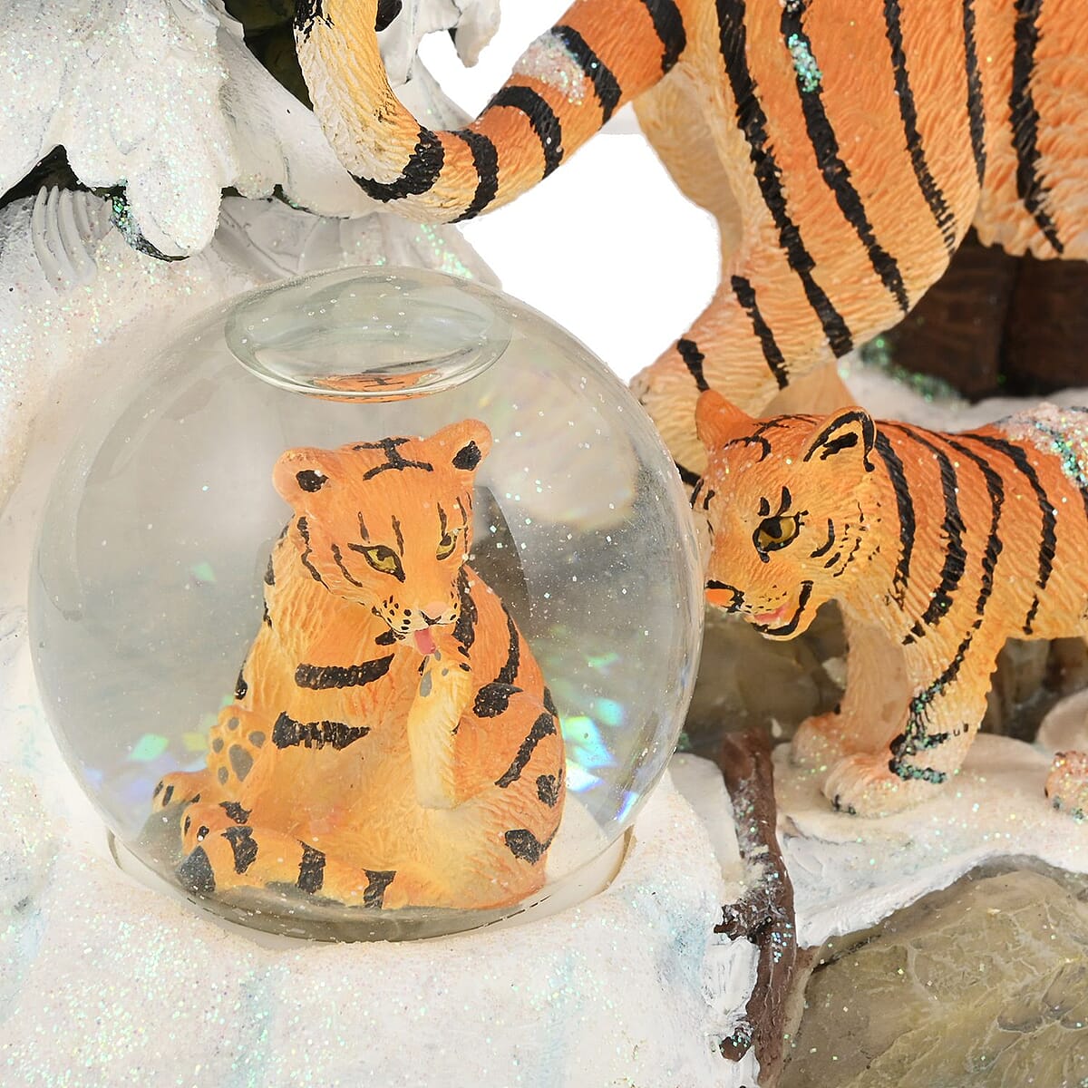 Hand Painted Resin Swing Clock - Tiger image number 4