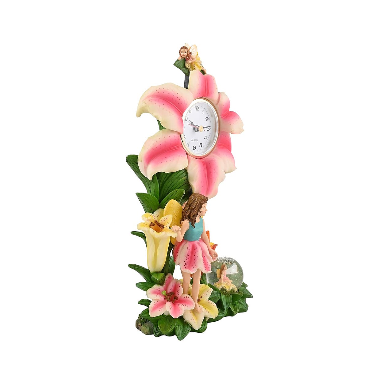 Hand Painted Resin Swing Clock - Fairy image number 2