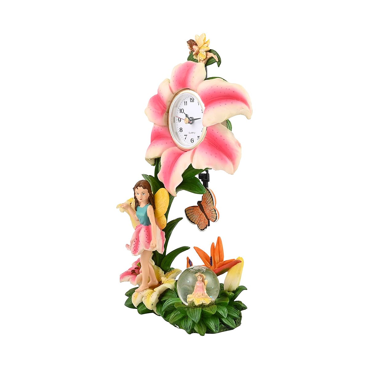 Hand Painted Resin Swing Clock - Fairy image number 3