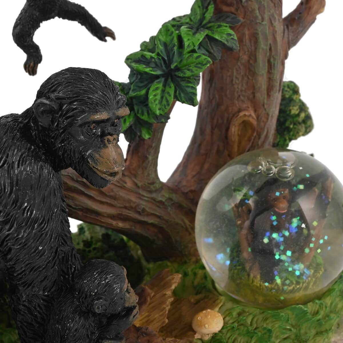 Hand Painted Resin Swing Clock - Chimpanzee image number 4
