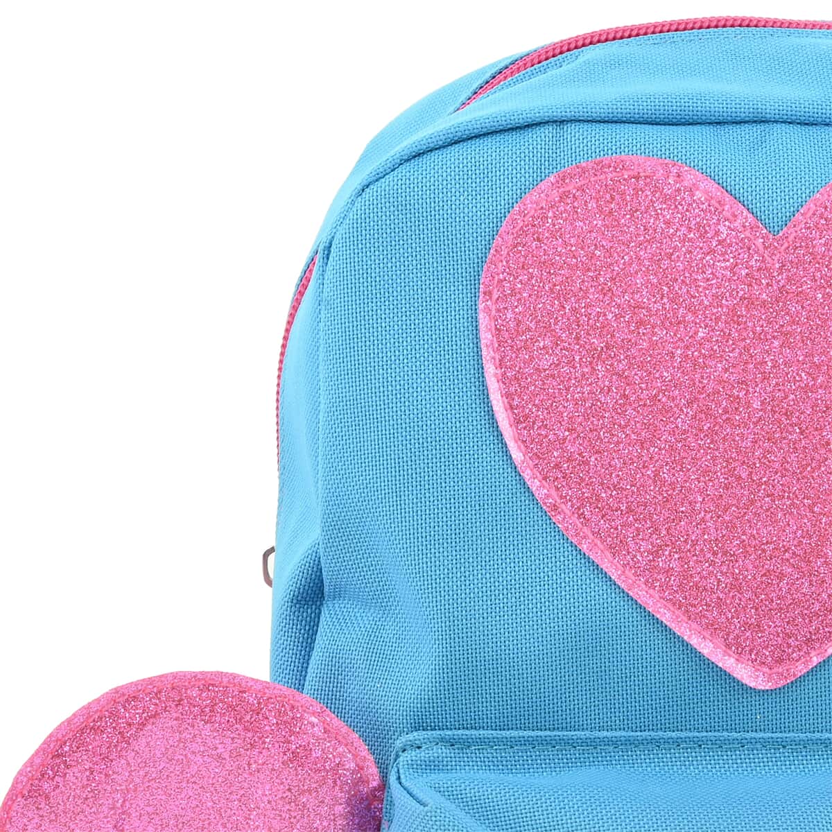Pink, Blue Wings and Heart Mini Backpack image number 3