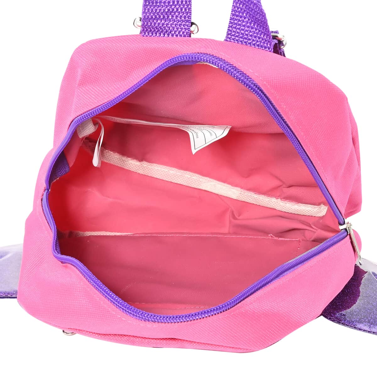 Pink, Purple Wings and Star Mini Backpack image number 3
