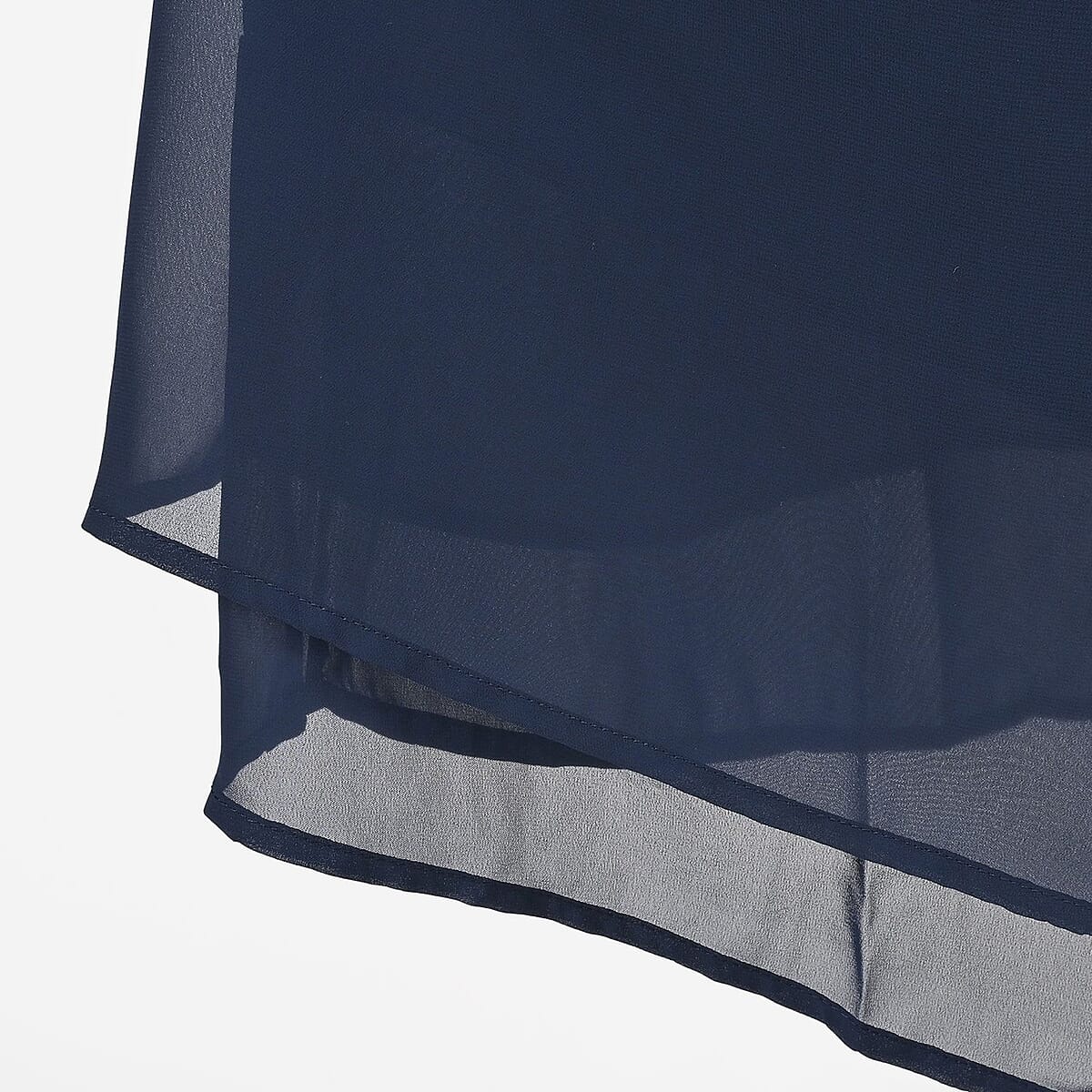 Tamsy Navy 2-piece Chiffon Skirt Set - 2X image number 4