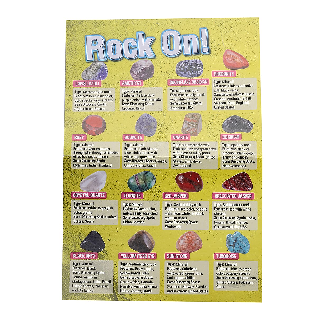 Gift Box for Kids Rock Collection 24pcs of Gemstones image number 5
