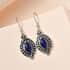 Lapis Lazuli Fancy Earrings in Sterling Silver 4.85 ctw image number 3