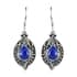 Lapis Lazuli Dangle Earrings in Sterling Silver 5.50 ctw image number 0