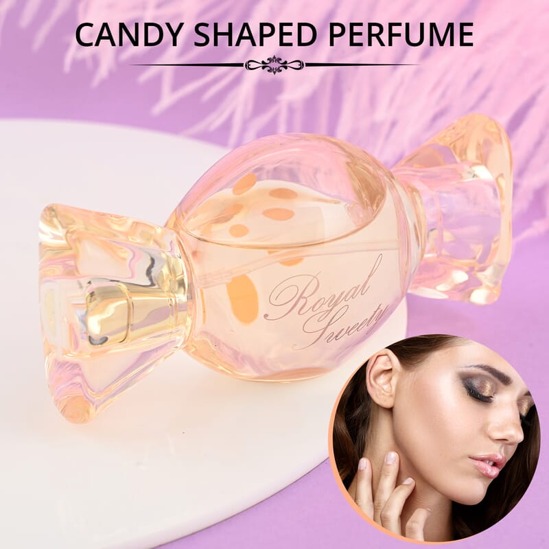 Royal Sweety Yellow Candy Shaped Citrus Perfume 1 oz