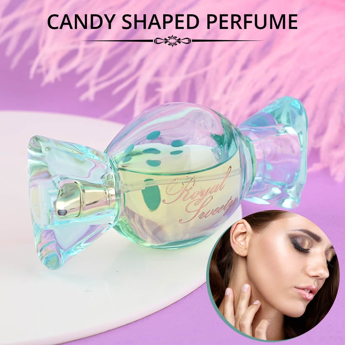 Royal Sweety Aqua Candy Shaped Lemon Verbena Perfume 1 oz image number 1