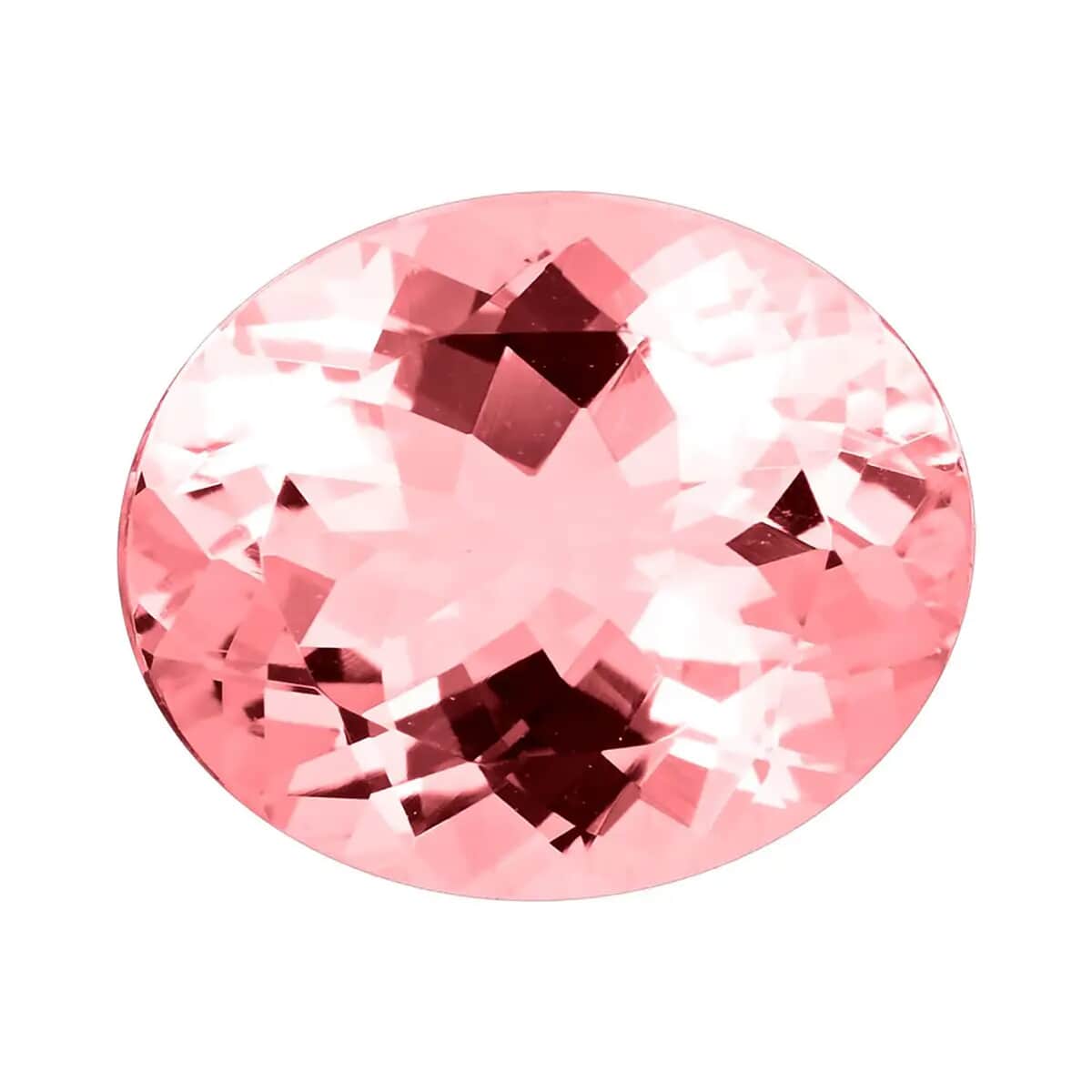 AAAA Pink Morganite (Oval 11x9 mm) 3.00 ctw image number 0