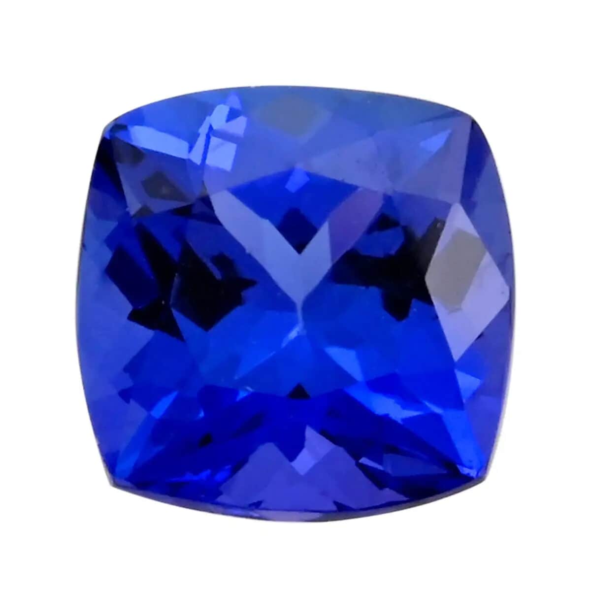 Certified & Appraised AAAA Tanzanite (Cush 7.5x7.5 mm) 2.00 ctw image number 0