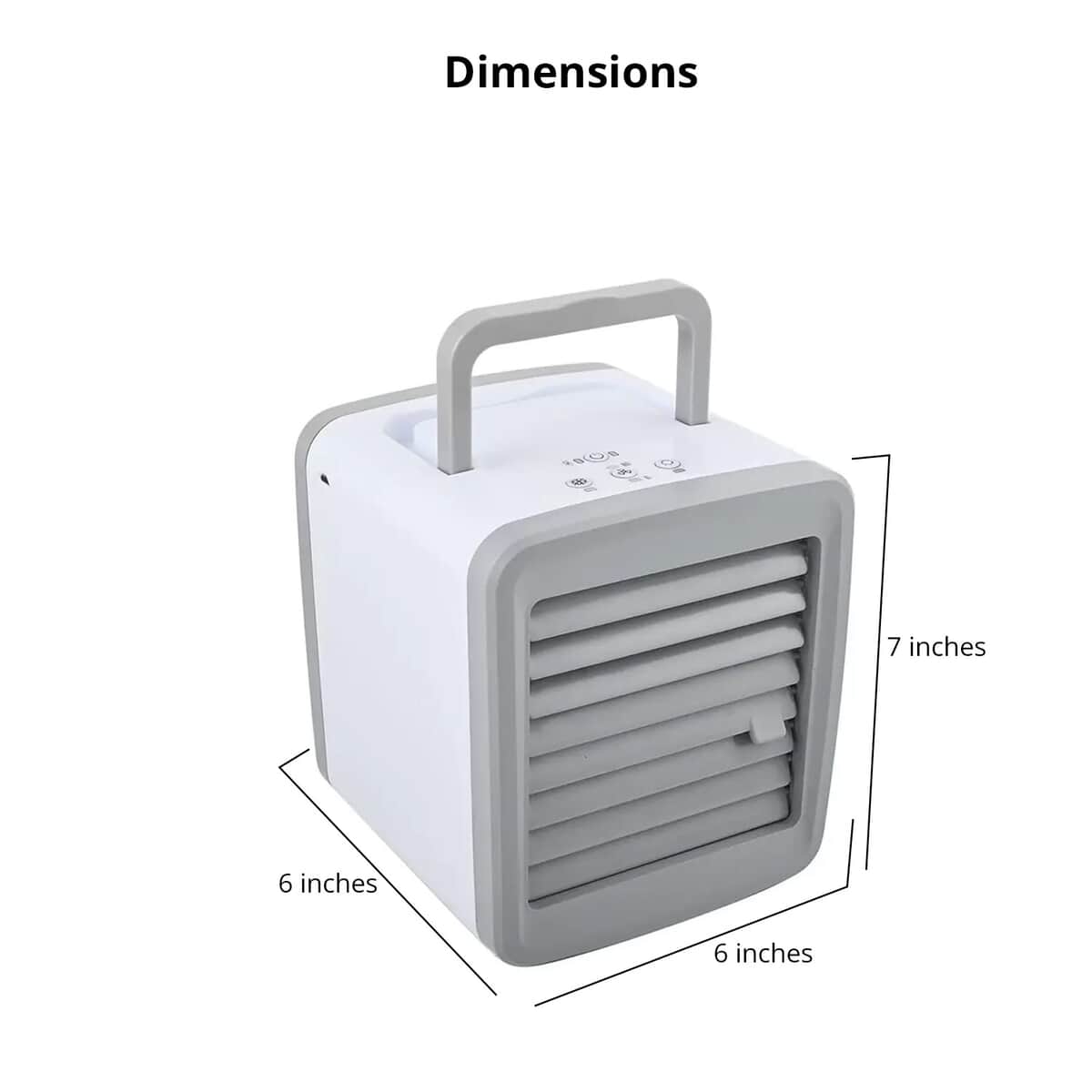 White Eco-Friendly Portable Air Cooler , Mini AC Air Cooler , Air Conditioning Fan image number 4
