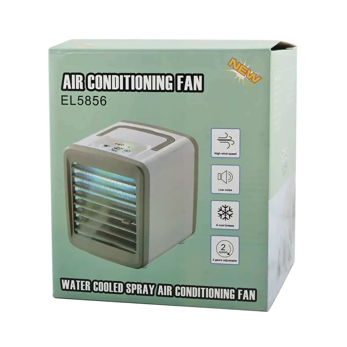 White Eco-Friendly Portable Air Cooler , Mini AC Air Cooler , Air Conditioning Fan image number 6