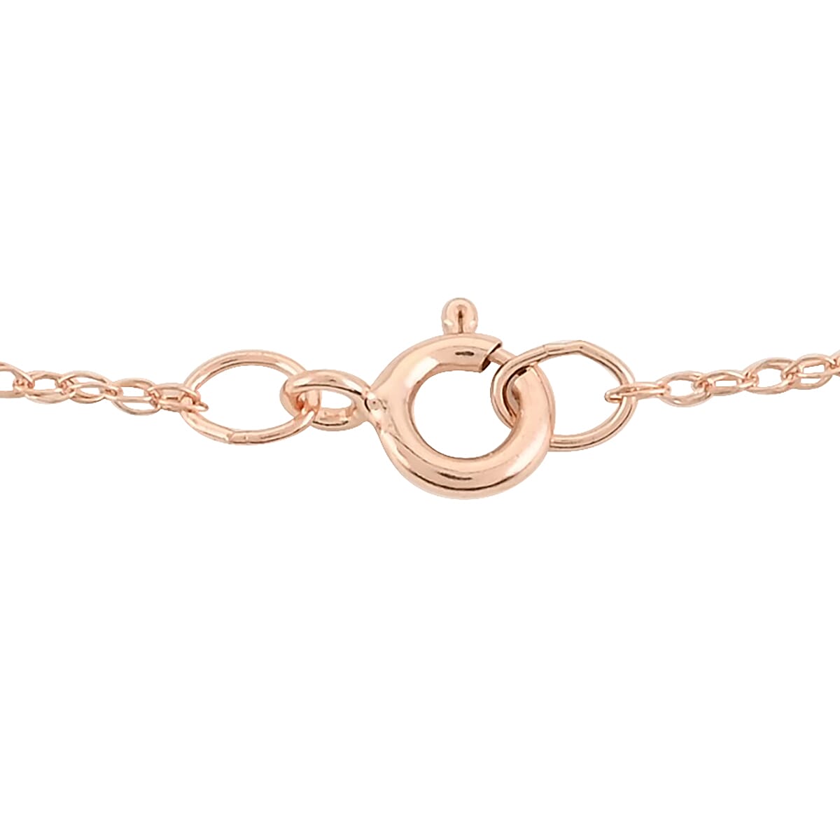 VEGAS CLOSEOUT DEAL 10K Rose Gold Rope Chain 18 Inches 0.50mm image number 1