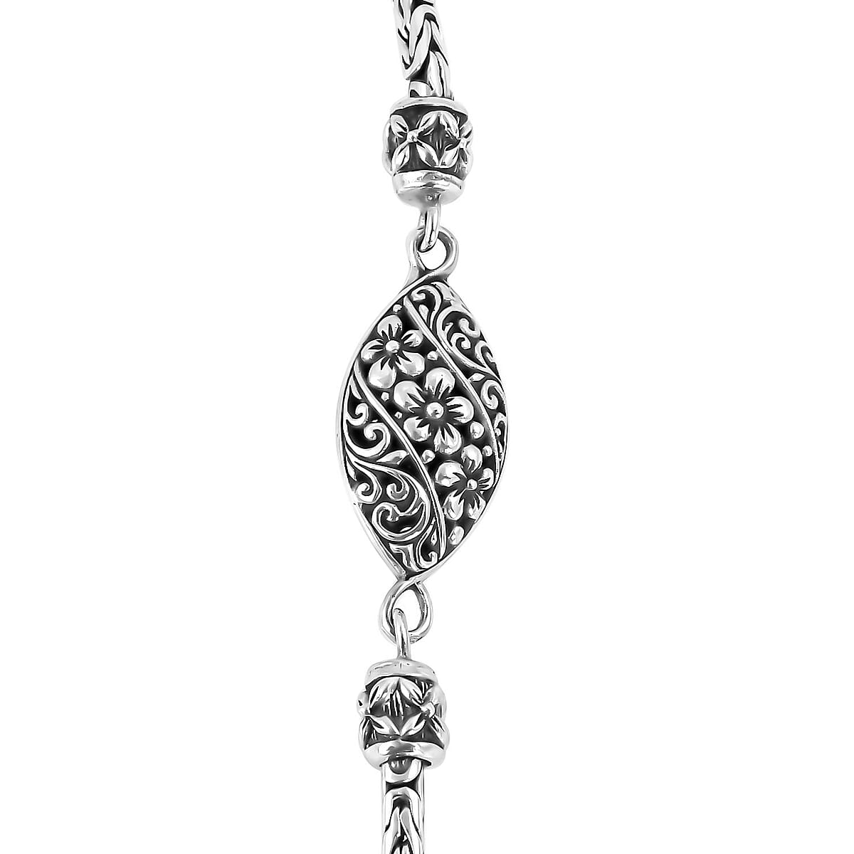 Bali Legacy Sterling Silver Necklace 20 Inches 30.25 Grams image number 4