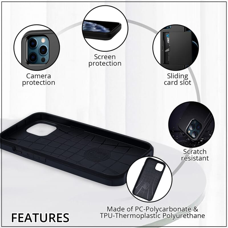 Closeout IPhone 13 Case with Sliding Card Slot