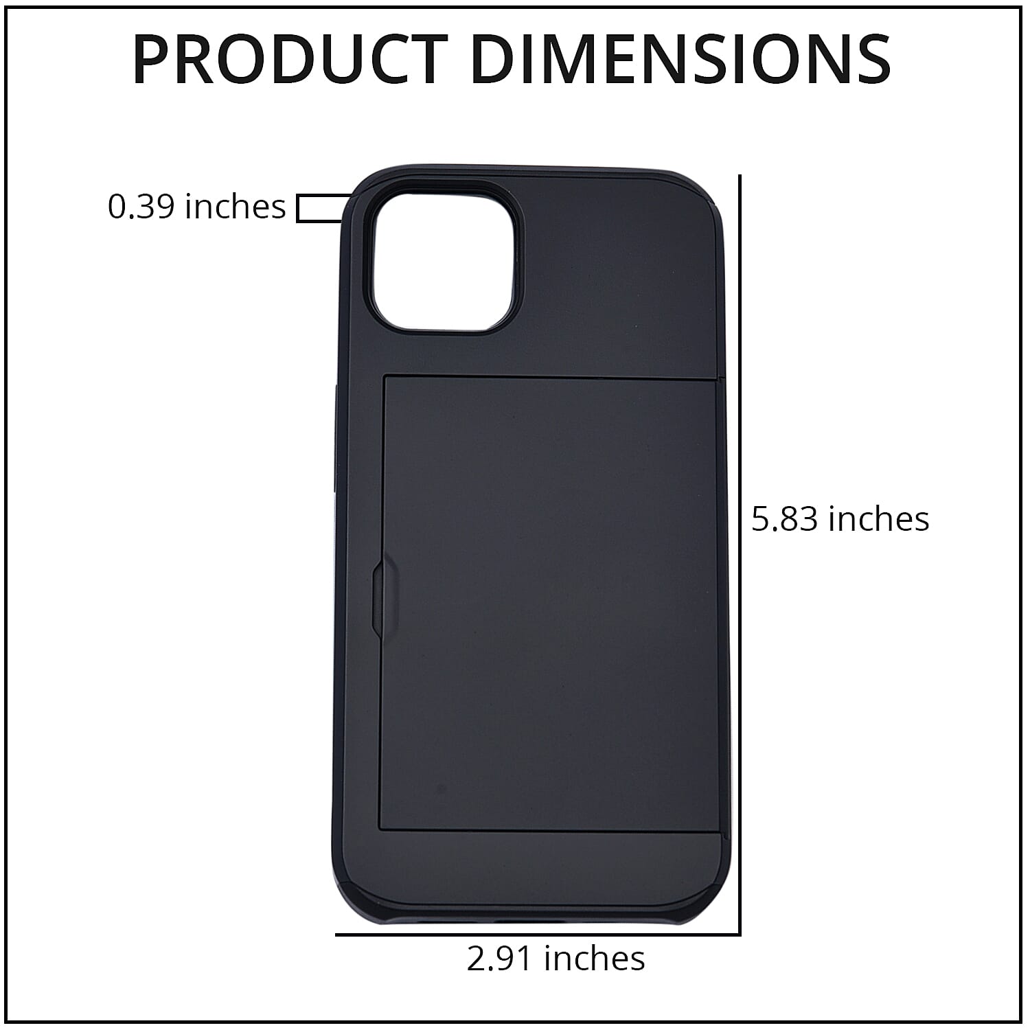 Closeout IPhone 13 Case with Sliding Card Slot