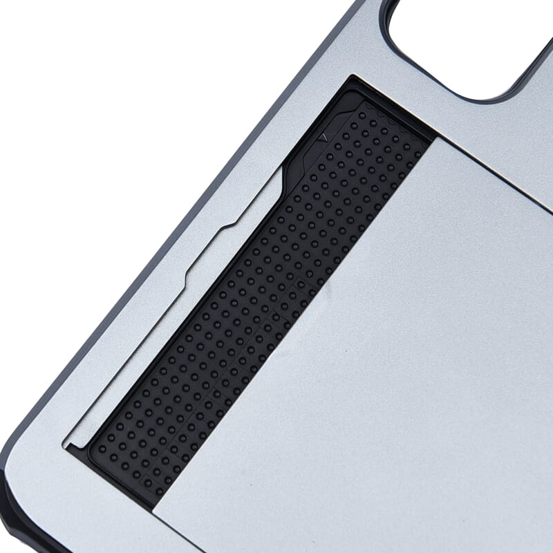 iPhone 13 Case with Sliding Card Slot- Dark Gray