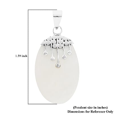 Mother Of Pearl Pendant in Sterling Silver