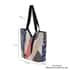 Multi Color Splice Patchwork Printed Pattern Tote Bag (17.5"x6"x13.5") with Handle Drop image number 6