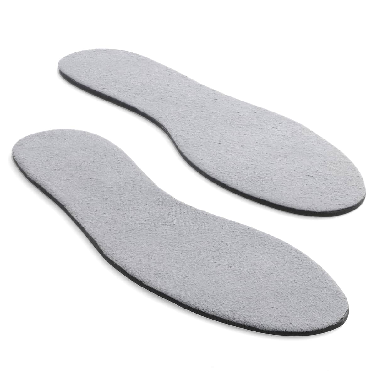 Pair of Gray and Green Shungite Infused Gel Insoles (Uses Gel Polymer) image number 0