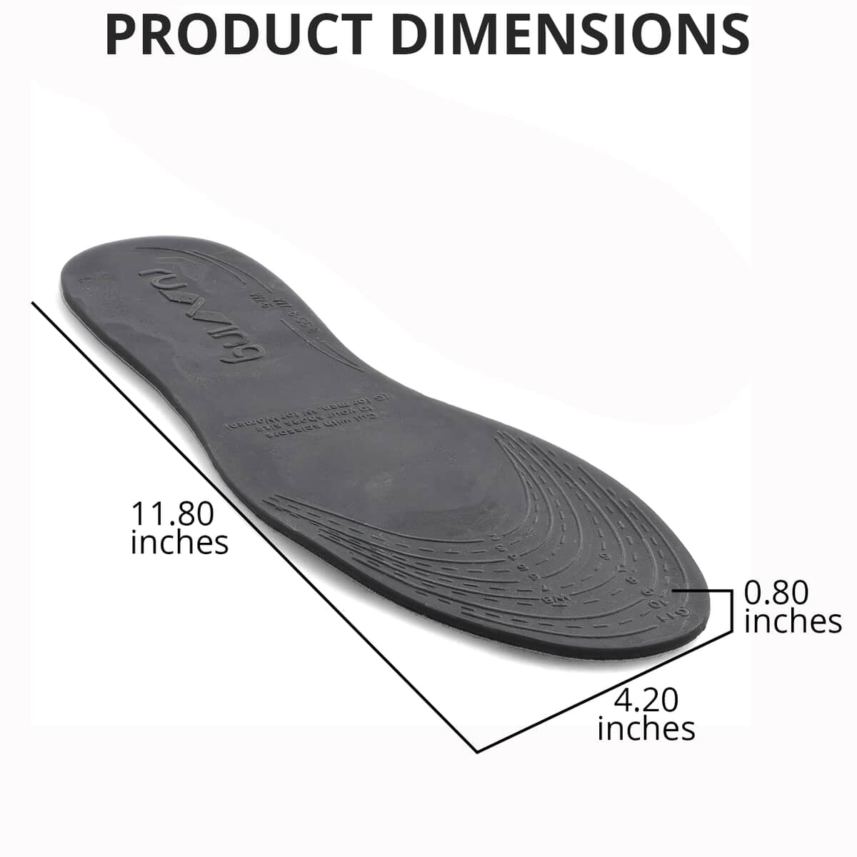 Pair of Gray and Green Shungite Infused Gel Insoles (Uses Gel Polymer) image number 3