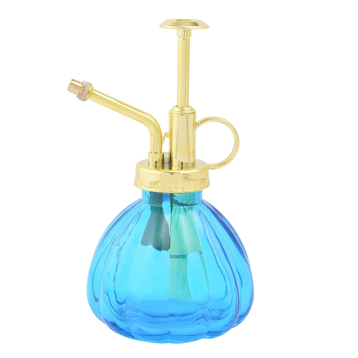 Blue and Gold Glass Plant Water Mister (3.15"x6.1") (Capacity:230 ml) image number 0