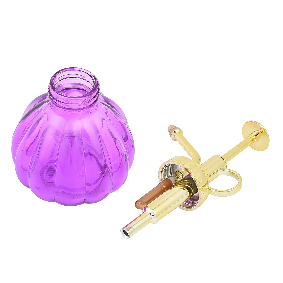 Purple and Gold Glass Plant Water Mister (Capacity:230 ml) image number 6