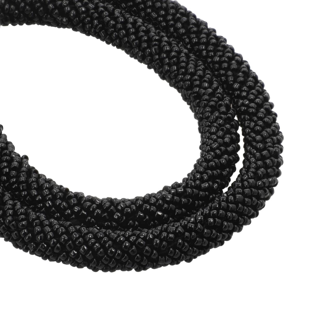 Black Seed Beaded Necklace (20 Inches) image number 2