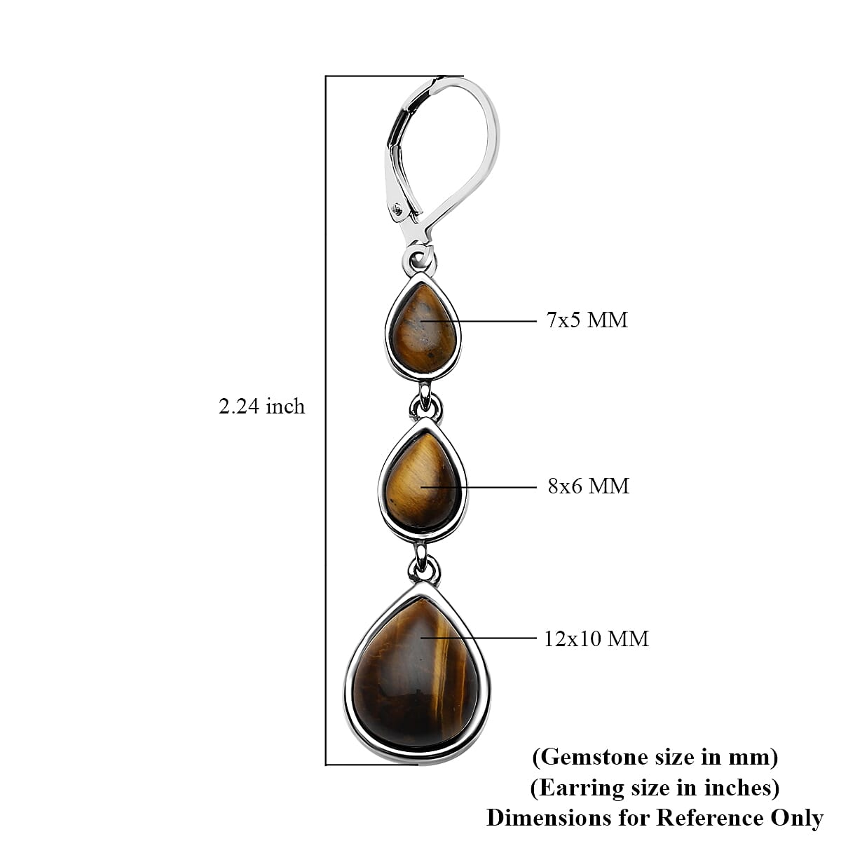 South African Yellow Tigers Eye - Product card gallery slide 4 (9431380459775)