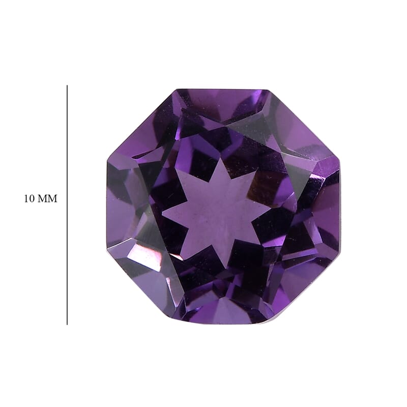 AA Moroccan Amethyst (Octillion 10 mm) 3.66 ctw Loose Gemstone