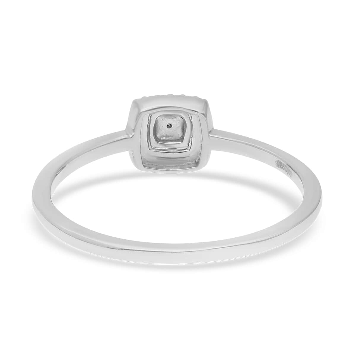 Diamond Accent Ring in Platinum Over Sterling Silver image number 4