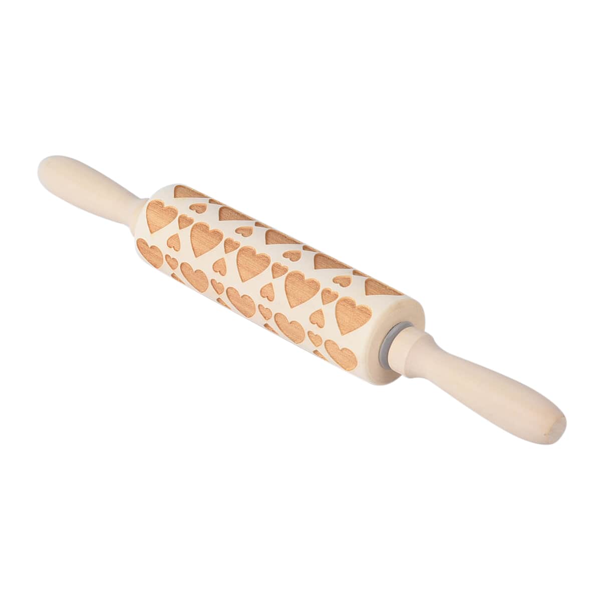 "rolling pin (heart) Material: wood Size:35x4.5cm cm/13.78x1.77 inch Weight: 180g Colour: wood" image number 6