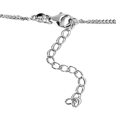Arizona Peridot Necklace 18-20 Inches in Platinum Over Sterling Silver 24.40 ctw