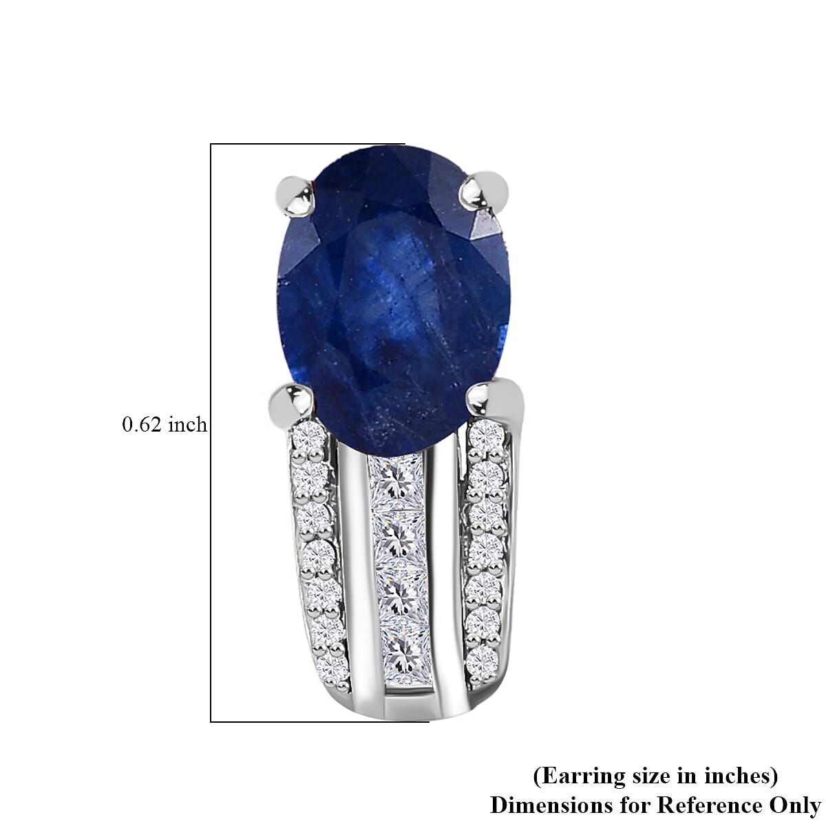 TLV Niassa Ruby (FF), White Topaz J-Hoop Earrings in Vermeil YG Over Sterling Silver 4.15 ctw