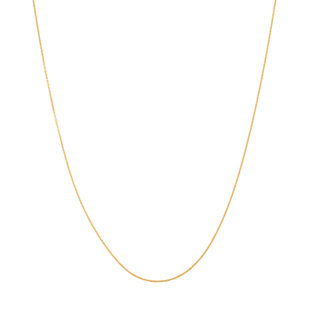 22K Yellow Gold Cable Chain Necklace 22 Inches 1.9 Grams image number 0